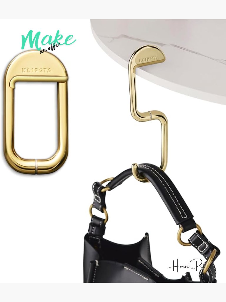 Flip Bag Hook - Handbag Hanger For Table, Holds Up To 50 Lbs, Portable